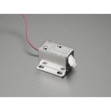 Small Lock-style Solenoid 6VDC @ 600mAh with 2-pin JST