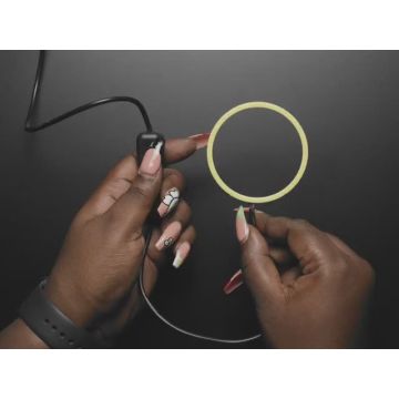 Cool White LED Ring Light with USB Cable and On/Off Switch