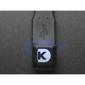 Etched Glow-Through Keycap with Digi-Key Logo