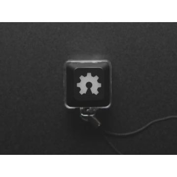 Light Up Key Switch Keychain - Green LED