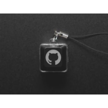 Light Up Key Switch Keychain - Blue LED