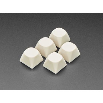Milky White MA Keycaps for MX Compatible Switches - 5 pack
