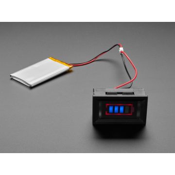 Single Li-Ion and LiPoly Battery Power Meter
