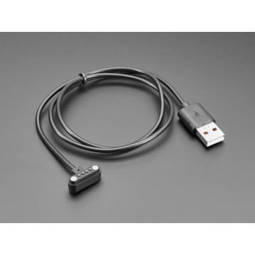 Magnetic USB Charging Cable for 4 Pin 0.1" Magnetic Connector