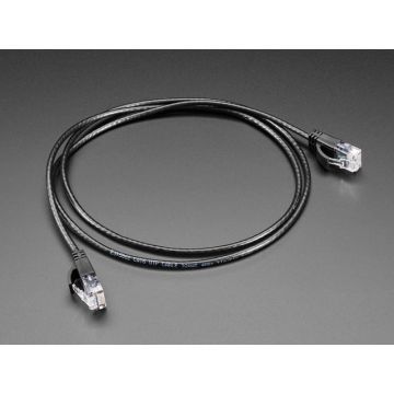 Skinny Ethernet LAN UTP CAT6 Cable - 3mm diameter - 1 meter long