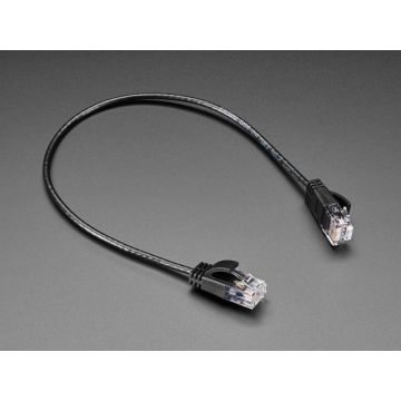 Skinny Ethernet LAN UTP CAT6 Cable - 3mm diameter - 30cm long