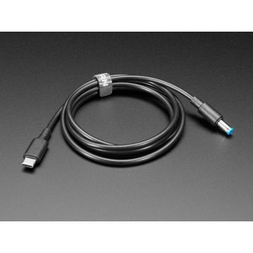 USB Type C 3.1 PD to 5.5mm Barrel Jack Cable - 15V 5A Output