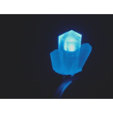 dLUX-dLITE Blue Crystal Shape LEDs 5 Pack by Unexpected Labs