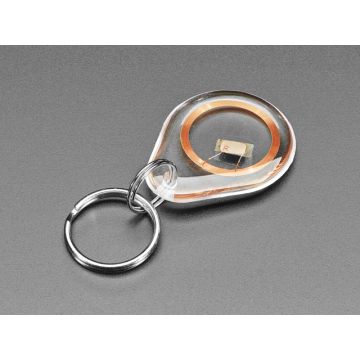 NTAG213 (13.56MHz RFID/NFC) Clear Keychain Fob