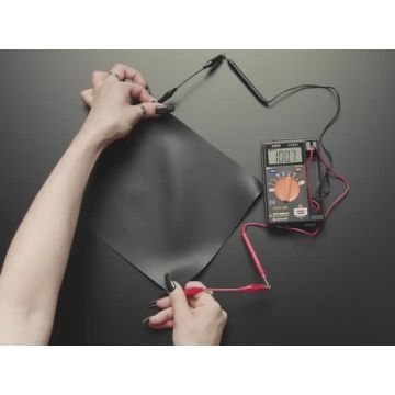 Conductive Rubber Sheet / Stretch Sensor- 200mm x 200mm x 1mm