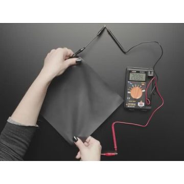 Conductive Rubber Sheet / Stretch Sensor- 200mm x 200mm x 0.5mm
