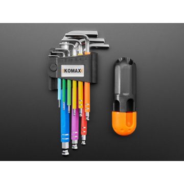 Rainbow Allen Wrench / Hex Key Set - Metric 9 Piece