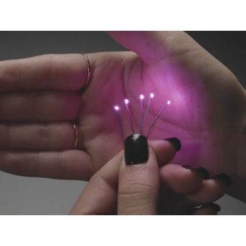 Miniature Wired LEDs - 0805 SMT LED - Pink - 5 pack