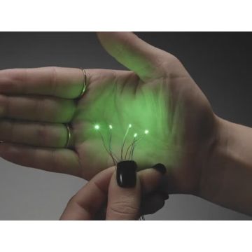 Miniature Wired LEDs - 0805 SMT LED - Pure Green - 5 pack