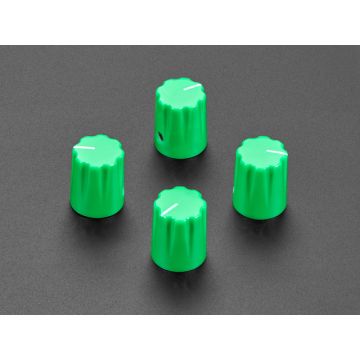 Green Micro Potentiometer Knob - 4 pack