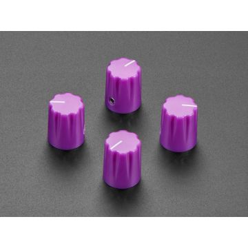 Violet Micro Potentiometer Knob - 4 pack