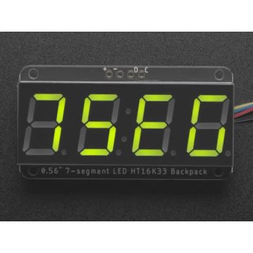 Assembled Adafruit 0.56" 4-Digit 7-Segment Display