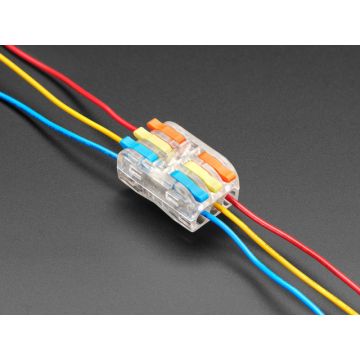 Snap Action 3-to-3 Wiring Block Connector