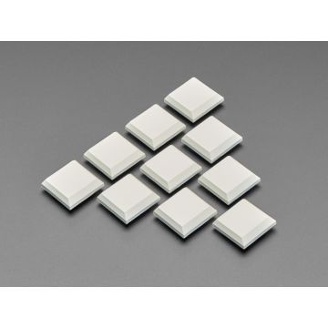Kailh CHOC Slim Key Caps - Milky White - 10 pack