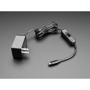 Wall Power Supply with USB C - 5V 3A Output and Switch