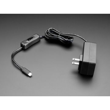 Wall Power Supply with USB C - 5V 4A Output and Switch
