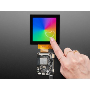 Square RGB 666 TTL TFT Display - 3.4" 480x480 with Touchscreen