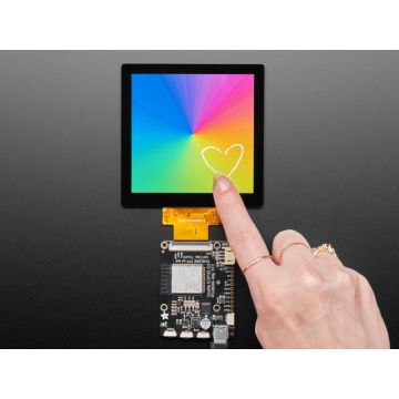 Square RGB TTL TFT Display - 4" 480x480 - With Capacitive Touch