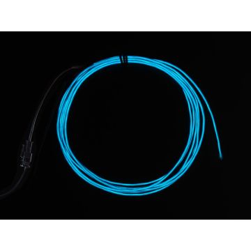 EL wire starter pack - Blue 2.5 meter (8.2 ft)