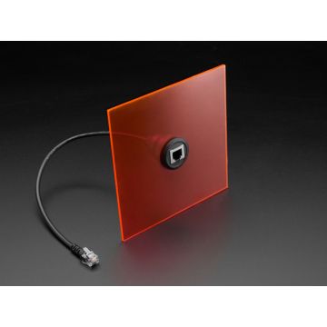 RJ-12 or RJ-11 Telephone Round Panel Mount Extension Cable