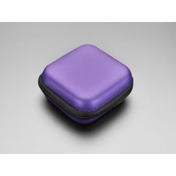 Square Maker-Friendly Zipper Case - Purple