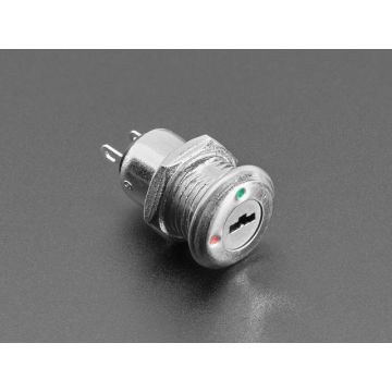 On-Off Key Lock Switch - 12mm Diameter