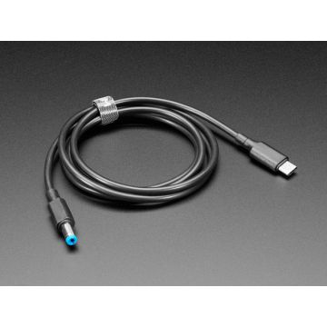 USB Type C 3.1 PD to 5.5mm Barrel Jack Cable - 5V 5A Output