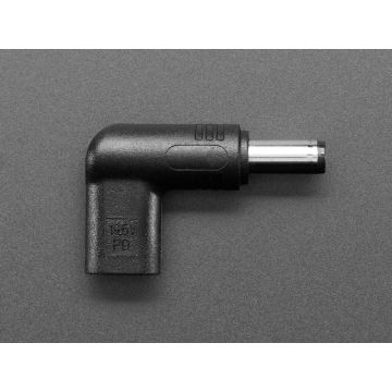 USB Type C PD to 5.5mm/2.1mm Barrel Jack Adapter - 20V