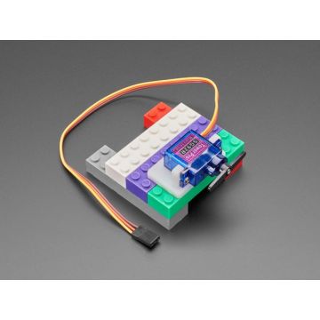 Horizontal Micro Servo Mount for LEGO-Compatible Brick Systems