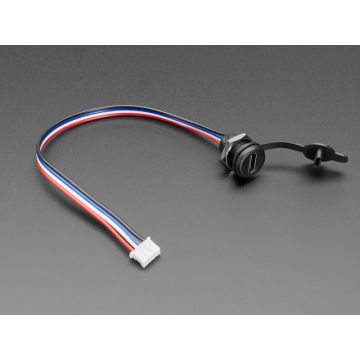 USB-C Screw Panel Mount to 4pin JST PH Cable