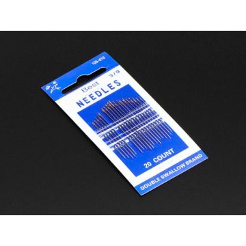 Needle set - 3/9 sizes - 20 needles