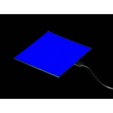 Electroluminescent (EL) Panel - 10cm x 10cm Blue