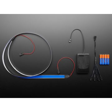Electroluminescent (EL) Tape/Strip Starter Pack - 100cm - Blue