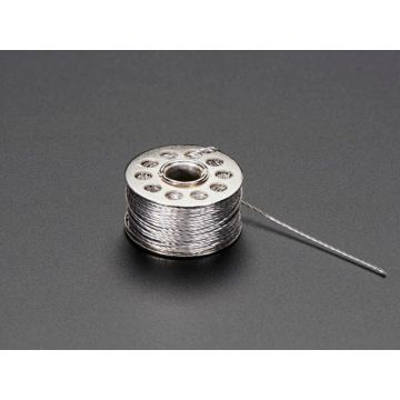 Stainless Medium Conductive Thread - 3 ply - 18 meter/60 ft