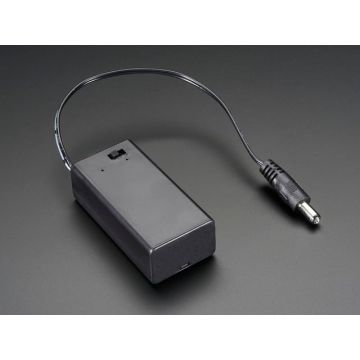 9V battery holder with switch &  5.5mm/2.1mm plug