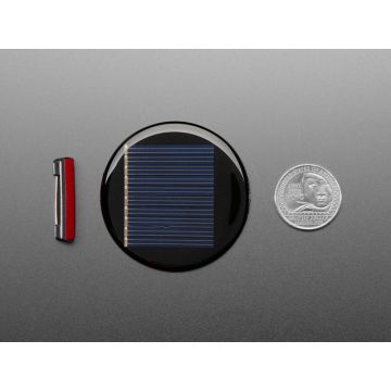 Round Solar Panel Skill Badge - 5V / 40mA