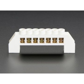 Power Distribution Bus - 7 x 6mm diameter solid brass