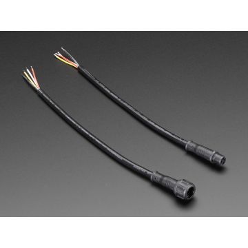 Waterproof Polarized 4-Wire Cable Set