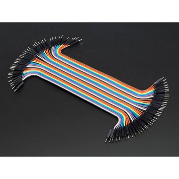 Premium Male/Male Jumper Wires - 40 x 6" (150mm)