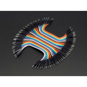 Premium Male/Male Jumper Wires - 40 x 3" (75mm)