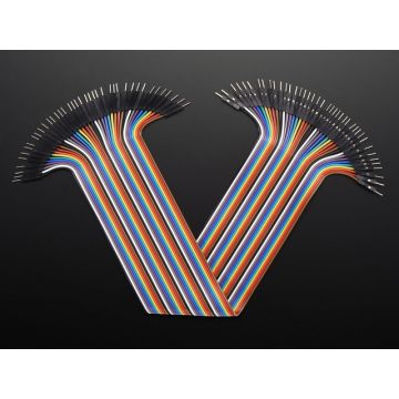 Premium Male/Male Jumper Wires - 40 x 12" (300mm)