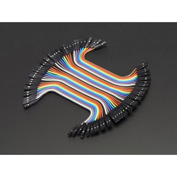 Premium Female/Female Jumper Wires - 40 x 3" (75mm)