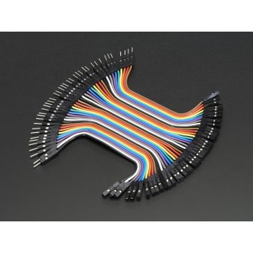 Premium Female/Male 'Extension' Jumper Wires - 40 x 3" (75mm)