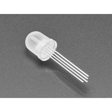 Diffused RGB (tri-color) 10mm LED (10 pack)