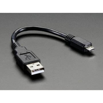 USB cable - 6" A/MicroB